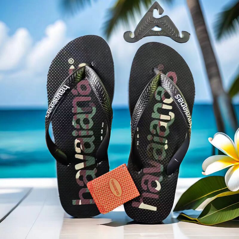 [First Order Discount] Havaianas Men's Summer Brazilian Beach Sandals Non-Slip Flip-Flops Havana
