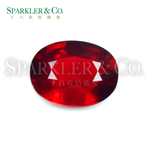 1 38 carat GRS Certificate Natural Non-burning pigeon Blood Red Ruby Bare Stone Color Treasure custom ring pendant) has been out