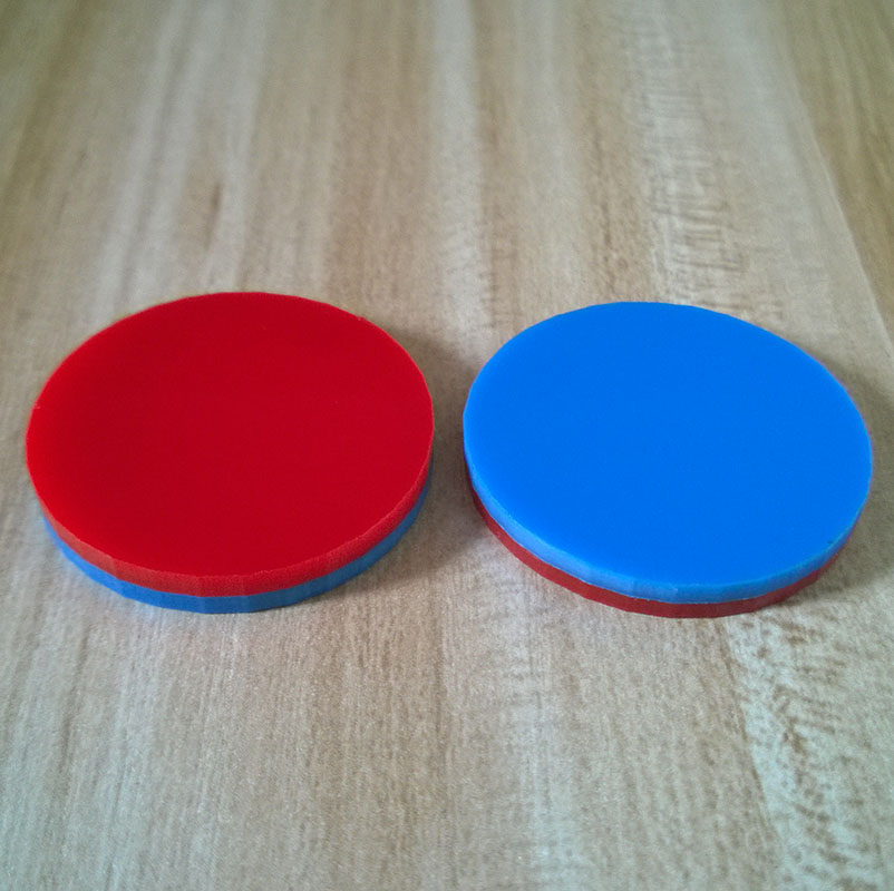 (10 pieces) football game Pick the side of the side pick red and blue two sides Referee football to choose the side currency