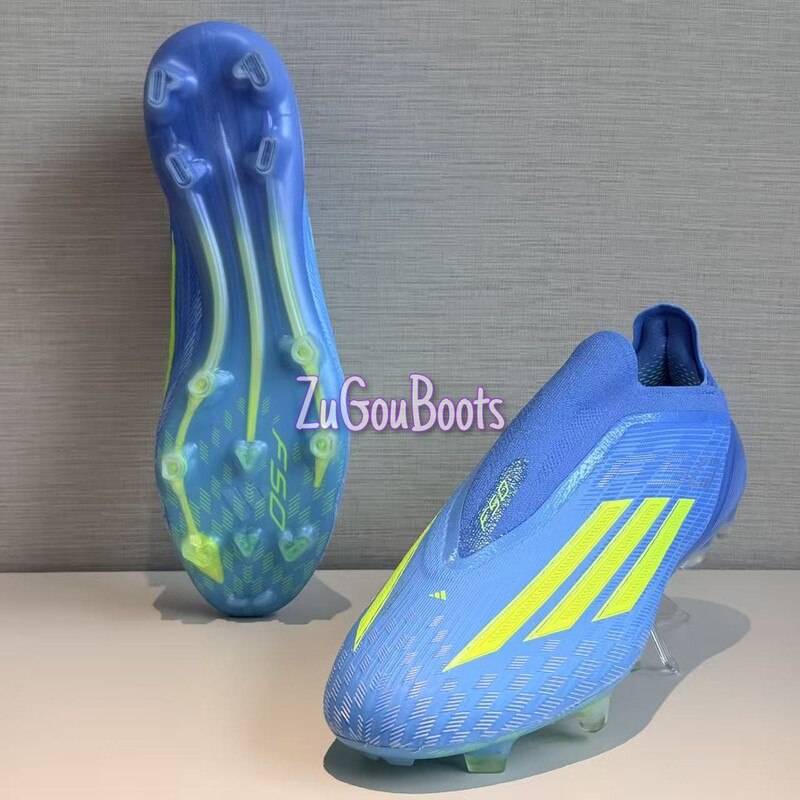 Adidas F50 Elite Ll Fg Natural Grass Low-Top Laceless Football Shoes Jr6461