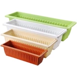 Очень большой прямоугольный пластиковый цветочный горшок, увеличенная толщина