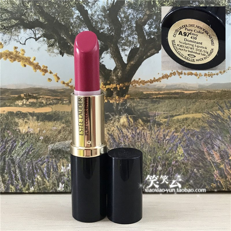 Estee Lauder ngưỡng mộ son môi pha lê 130 # 450 màu 3.5G thỏi son vuông đơn giản - Son môi merzy v21