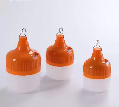LED charging waterproof bulb night market stall home power outage emergency lighting USB charging can plug mobile charging