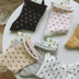 Mùa xuân hè retro chấm bi nữ vớ phiên bản Hàn Quốc của gió uốn cong polka dot cotton nữ ngắn ống dài - Bít tất nữ vớ nike Bít tất nữ
