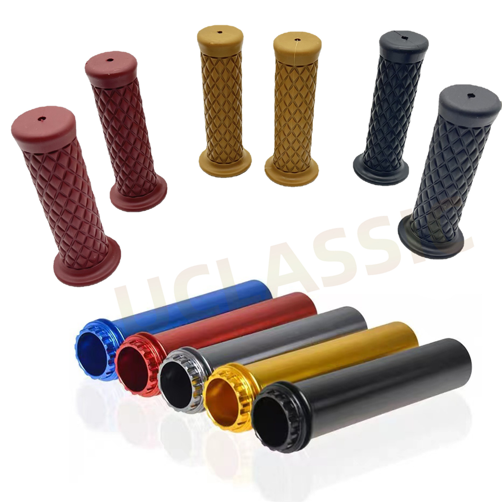 Mavericks u2 uqi u b S07 ube retro modified diamond-shaped handle rubber handle cover calf throttle core