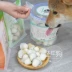 Cả thú cưng Shiba Inu chó dê sữa pudding chó con chó ăn nhẹ chó trưởng thành vẻ đẹp tóc thạch pudding thùng 50 viên - Đồ ăn vặt cho chó