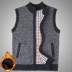 Áo len nam đan len trung niên nam áo len cardigan cỡ lớn áo len trung niên cộng với áo nhung dày