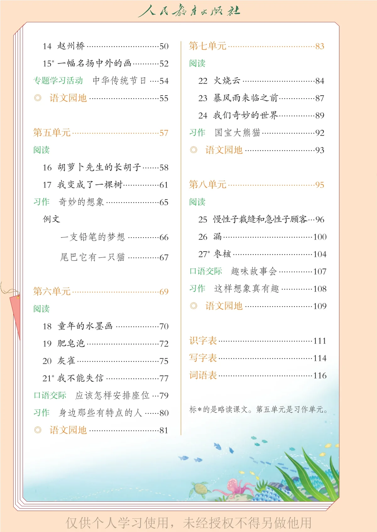 图片[3]-（根据2022年版课程标准修订）义务教育教科书（五•四学制）·语文三年级下册-东方精灵