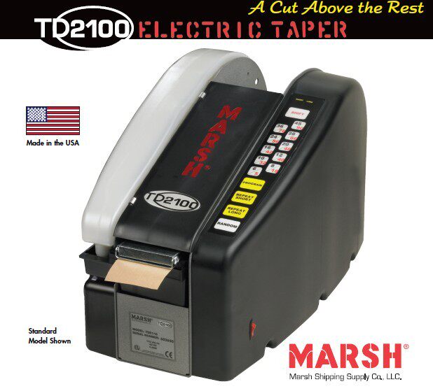 American MARSH TD2100 Automatic Wet Water Kraft Paper Tape Cutting Machine Wholesale