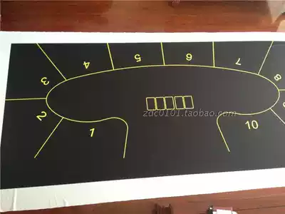 Texas Hold'em high-end tablecloth flannel has flame retardant and waterproof effect customized