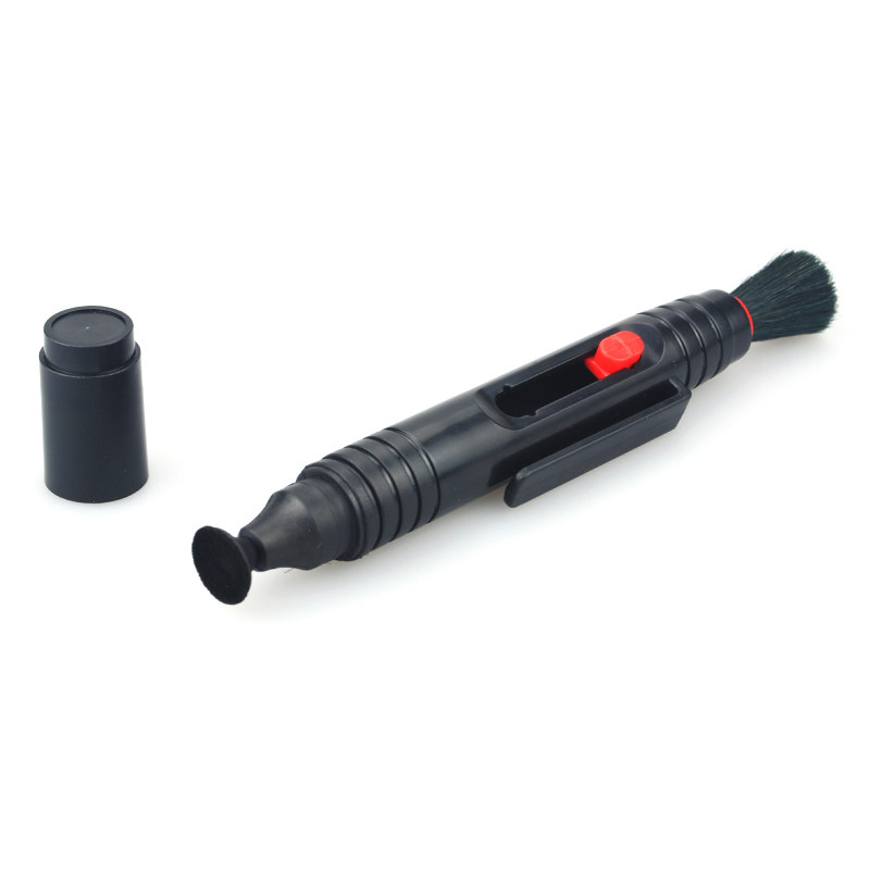 Dual Head Lens Pen Brush Carbon Chalk Portable Efficient Dust Removal Camera Single Eye Lens