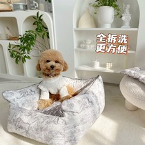 ins kennel four seasons universal can be fully removable and washable pet cat kennel small and medium-sized dog warm sleeping nest mattress