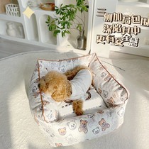 ins dog kennel cat kennel fully removable and washable pet kennel four seasons universal dog kennel small and medium sized kennel