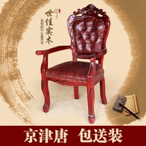 New Eurostyle Solid Wood High-end Wine Hotel Home Accessories Bench Electric Dining Table And Chairs Combined Clubhouse Armchair