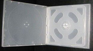 Ming PP4 CD - disc Box Software Semi - transparent four disk CD box DVD box with film can be plugged