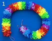 Elastic rubber band exercise props Steel wire garland rope Sports games Garland interschool exercise Kindergarten elastic flower rope dance