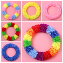 Games Flower Ring to step up encrypted flower ring steel wire round flower ring stage Kindergarten cheerleading performance props to be made