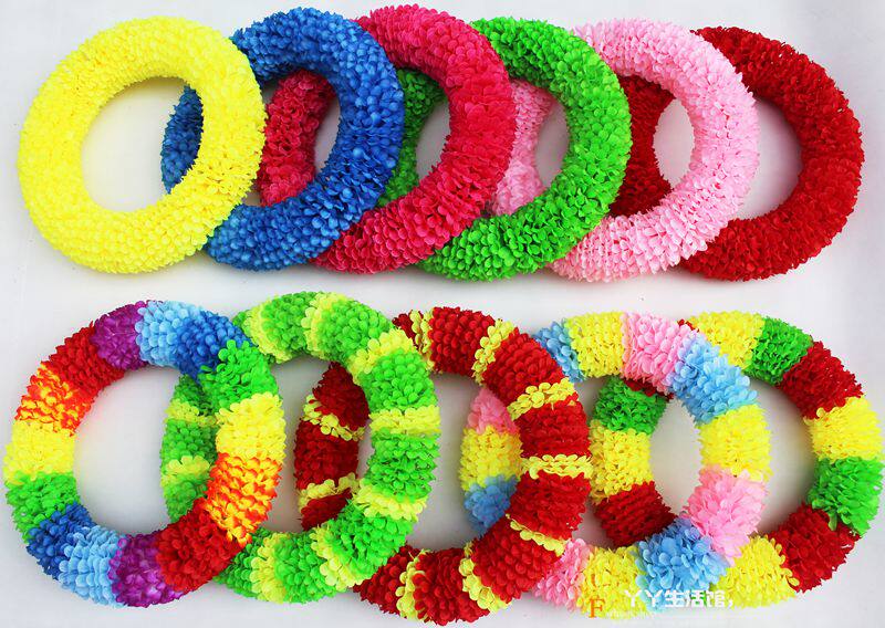 School Games Wire Caring Flower Ring Opening Ceremony Kindergarten Early Gymnastics Instruments Dance Props