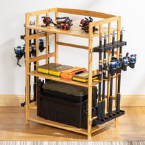 Nanzhu fishing rod bracket storage rack display rack household lure rod hand rod bracket lure rod placement rack