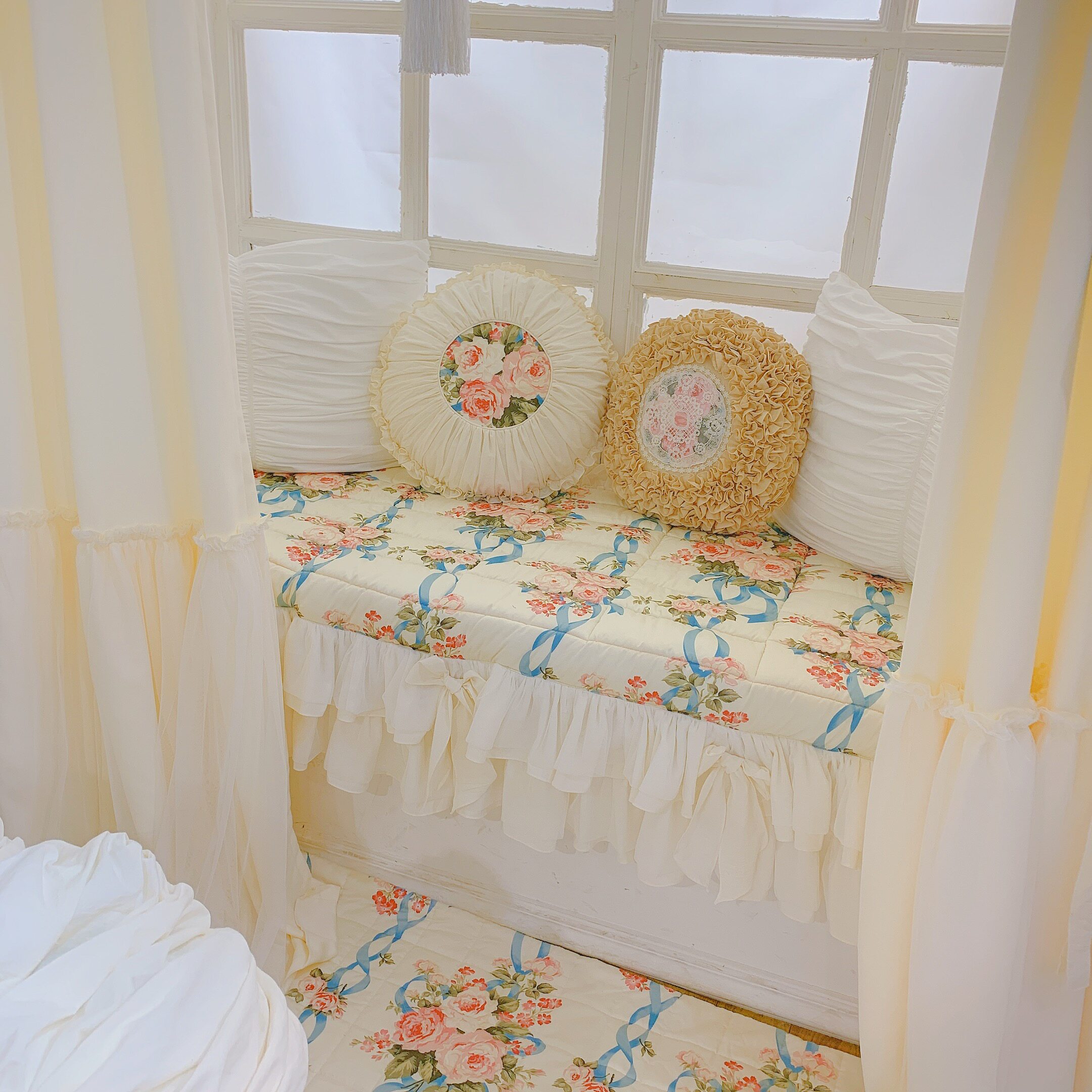 South Korea Custom Provence Field Garden Floating Window Mat Tatami Mat Sofa Mat