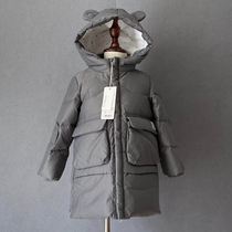  Webster childrens down jacket boys mid-length thickened mens big boy boys down jacket 908013