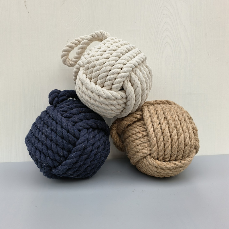 Cotton Linen Handmade Door Gear Anti-Bump Ball Fashion Creative Door Blocking Restaurant Bar Restaurant Doorway Home Decoration Pendulum-Taobao