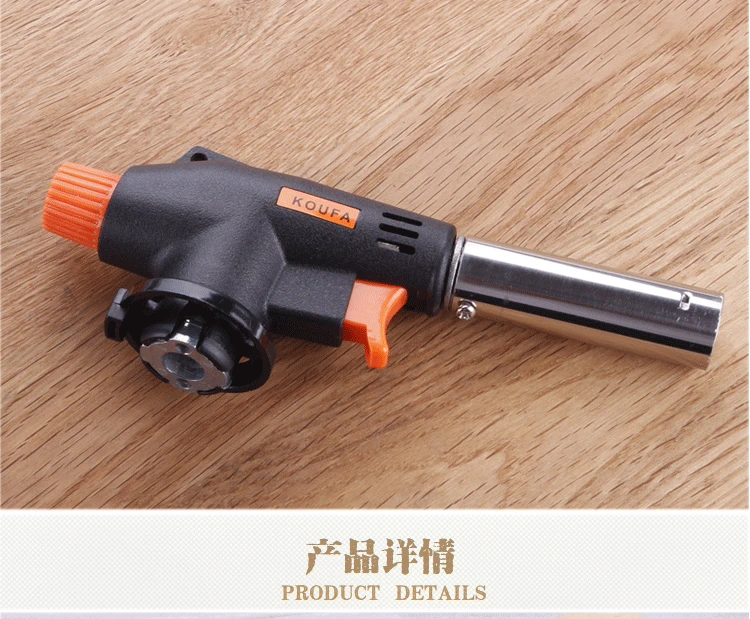 Dụng cụ nướng Butan Gas Spray Gun Cassette Spray Gun Ignition Grill Carbon burner Hàn Torch - Bật lửa