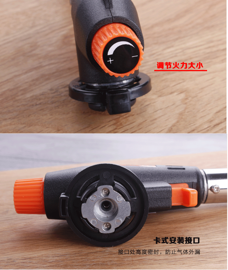Dụng cụ nướng Butan Gas Spray Gun Cassette Spray Gun Ignition Grill Carbon burner Hàn Torch - Bật lửa hộp quẹt diêm