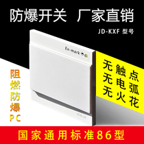 Type 86 explosion protection switch with socket 220V wall duplex single joint Industrial lighting single open double open three open