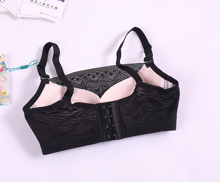 [Thơ] Lammet bán ren khâu tập hợp đích thực trên bảo mật Voy peek phần mỏng nữ C cup bra áo lót