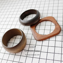  Bracelet Female ins tide Natural forest department literary fan Foreign style cold wind Simple design Wood foreign trade jewelry