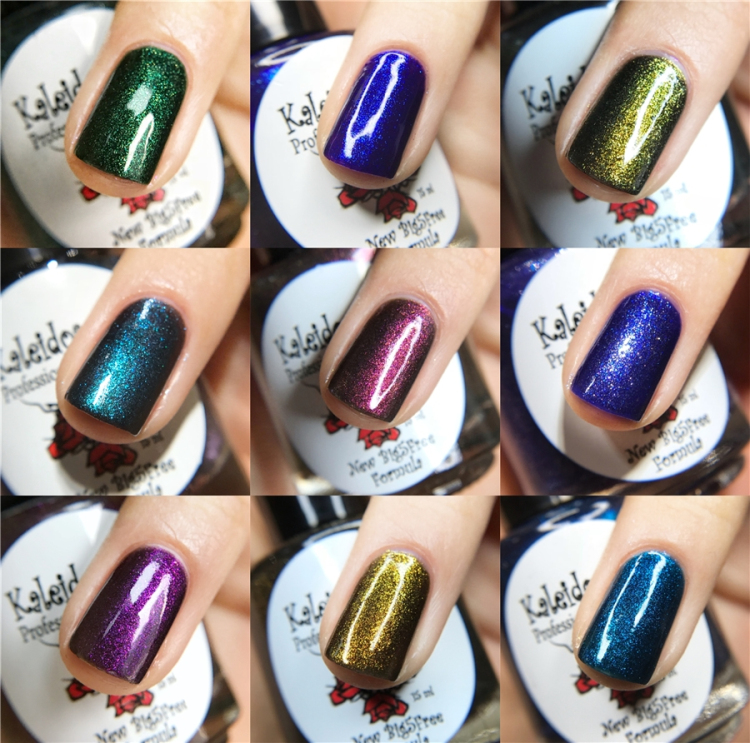 5 bottles of 20% off Russian EL CORAZON Nail POLISH Kaleidoscope series polarized fine flash metal nail polish