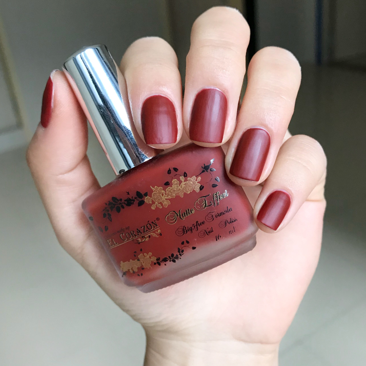 5 bottles of 20% off Russian El corazon Matte Matte Velvet Vintage bake-free quick-drying nail polish