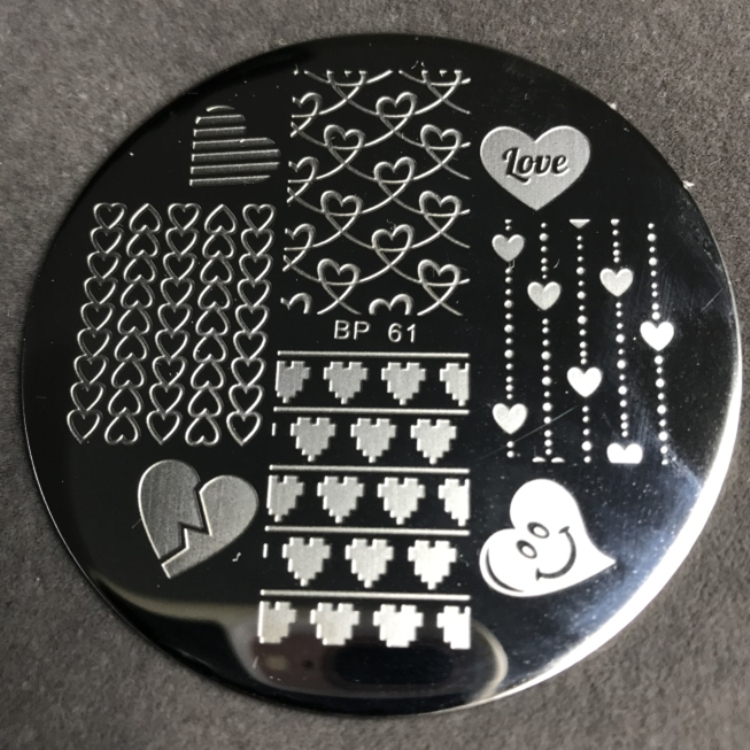 Sinh ra khá đẹp móng tay in tấm mẫu công cụ thép tấm sơn công cụ móng tay bp01-100 - Công cụ Nail phụ kiện làm nail