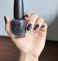  American OPI nail polish quick-drying long-lasting Iceland series I56 retro ink blue gray purple