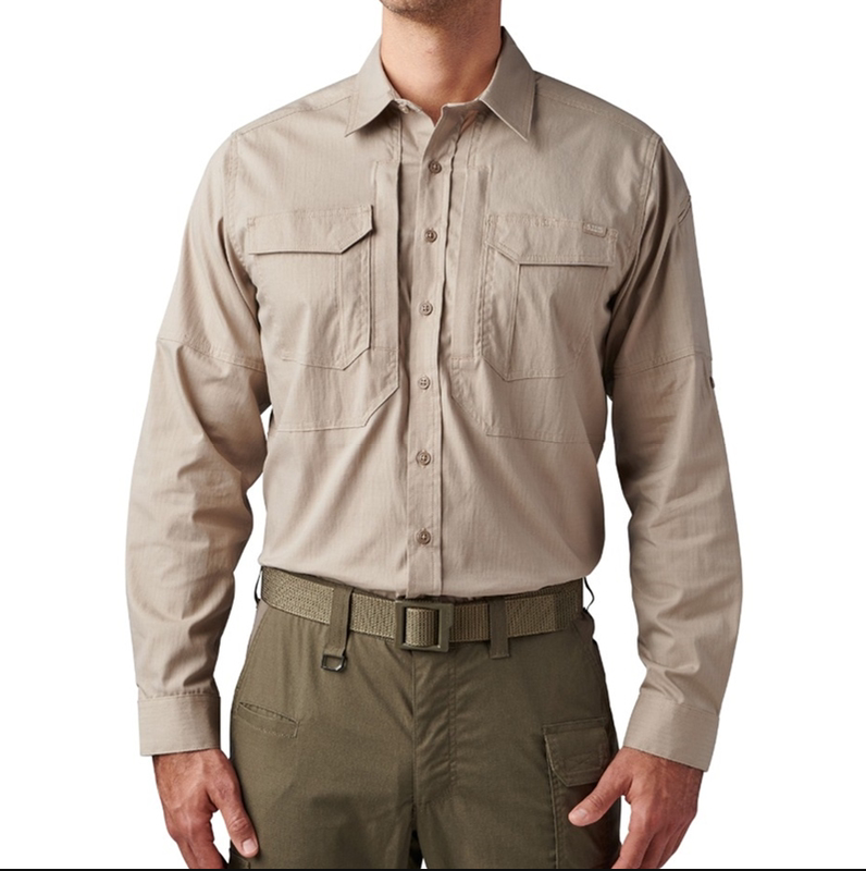 American Spring and Autumn Shirt 72543 Stretch Long-Sleeve Outdoor Water-Repellent Breathable Multi-Pocket Tactical Shirt