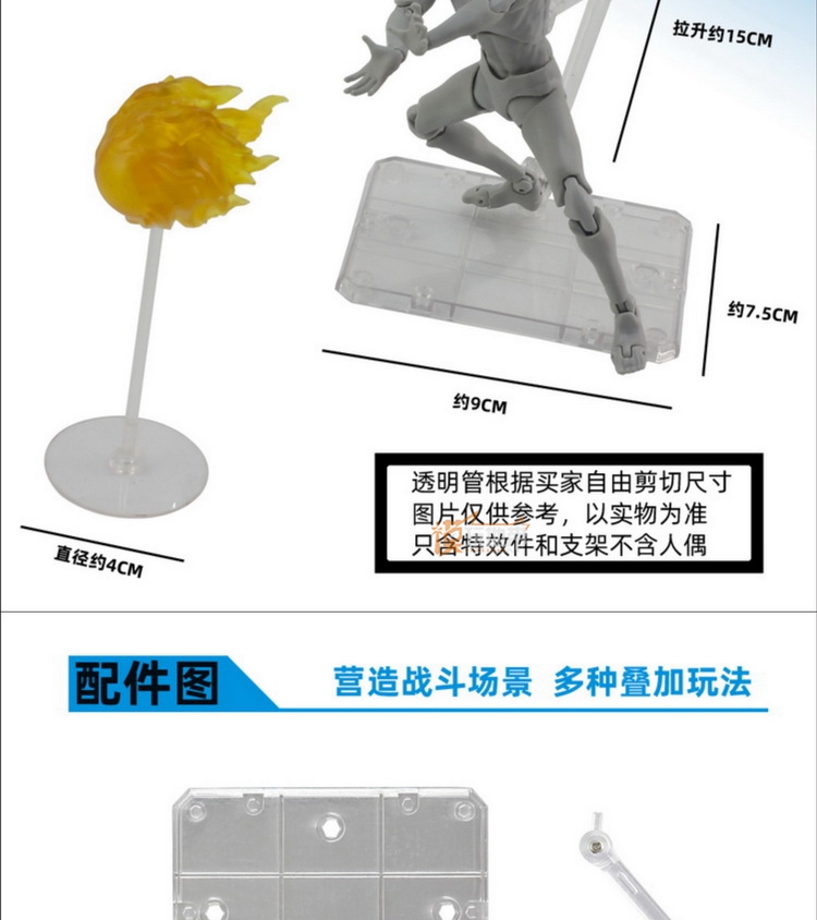 Mô hình Gundam trong nước sóng xung kích bom nguyên tố hiệu ứng đặc biệt hiệu ứng đặc biệt cảnh đóng gói màu vàng xanh - Gundam / Mech Model / Robot / Transformers gundam mô hình