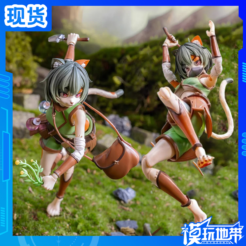 In Stock Ladotoys Era-002 Adventure Squad Three-Cat Girl Tonya the Herbalist Finished Model