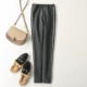 Hàn Quốc mua thu đông B vào eo co giãn cao bên hông dải trắng dày cộng với quần legging nhung nữ EDK90 đặc biệt