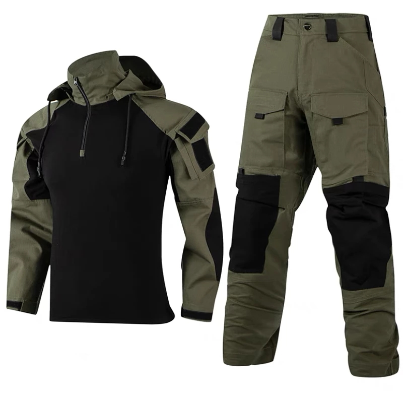 Dragon Beetle Frog Suits Black Grey Color Army Memes Instructors Wear Outdoor Tactical Suits Commute Grey to Waterproof Anti-Fouling