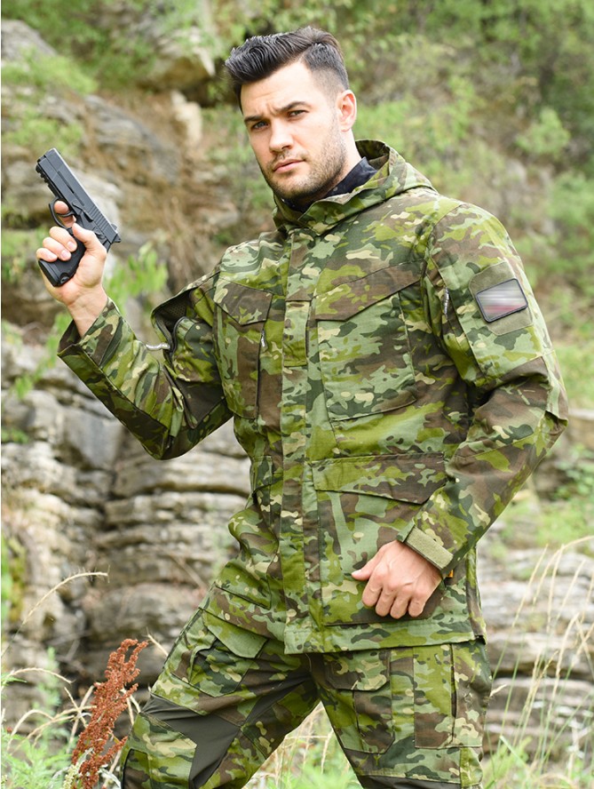 Autumn Winter Spy tactical python coat male m65 mid-length version waterproof wind clothes Outdoor Army fan jacket jacket