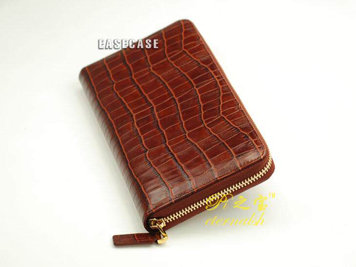 Suitable for Huawei mate40 mobile phone bag iPhone 13 leather clutch bag men's hand grab wallet customization
