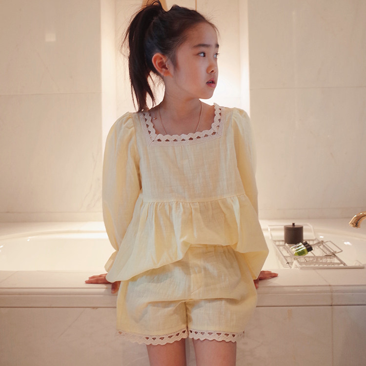 Dolls Love Beauty Small, Middle and Big Children Sweet Korean Lace Cool Set