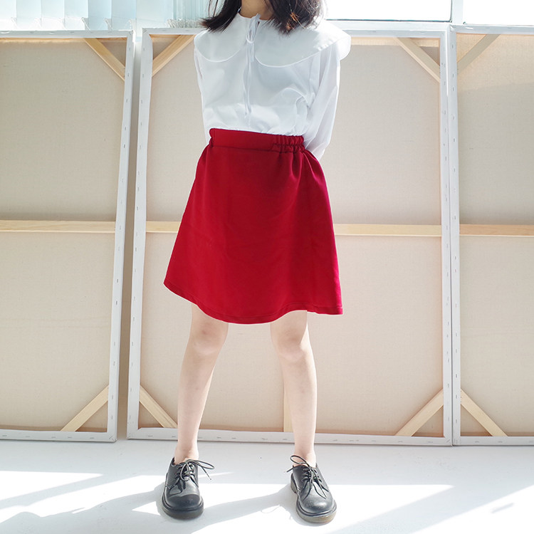 Doll Amy spring and summer original new custom female small and medium-sized children's mini A-line one-step skirt lady elastic waist