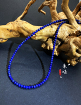 Natural Lapis Lazuli Necklace 3 5-4m Lapis Lazuli Millet Ball Necklace