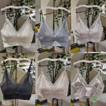 French seamless lace stomata Cup beautiful back tangerine 602223 fashion life underwear comfortable chest belt chest pad thin