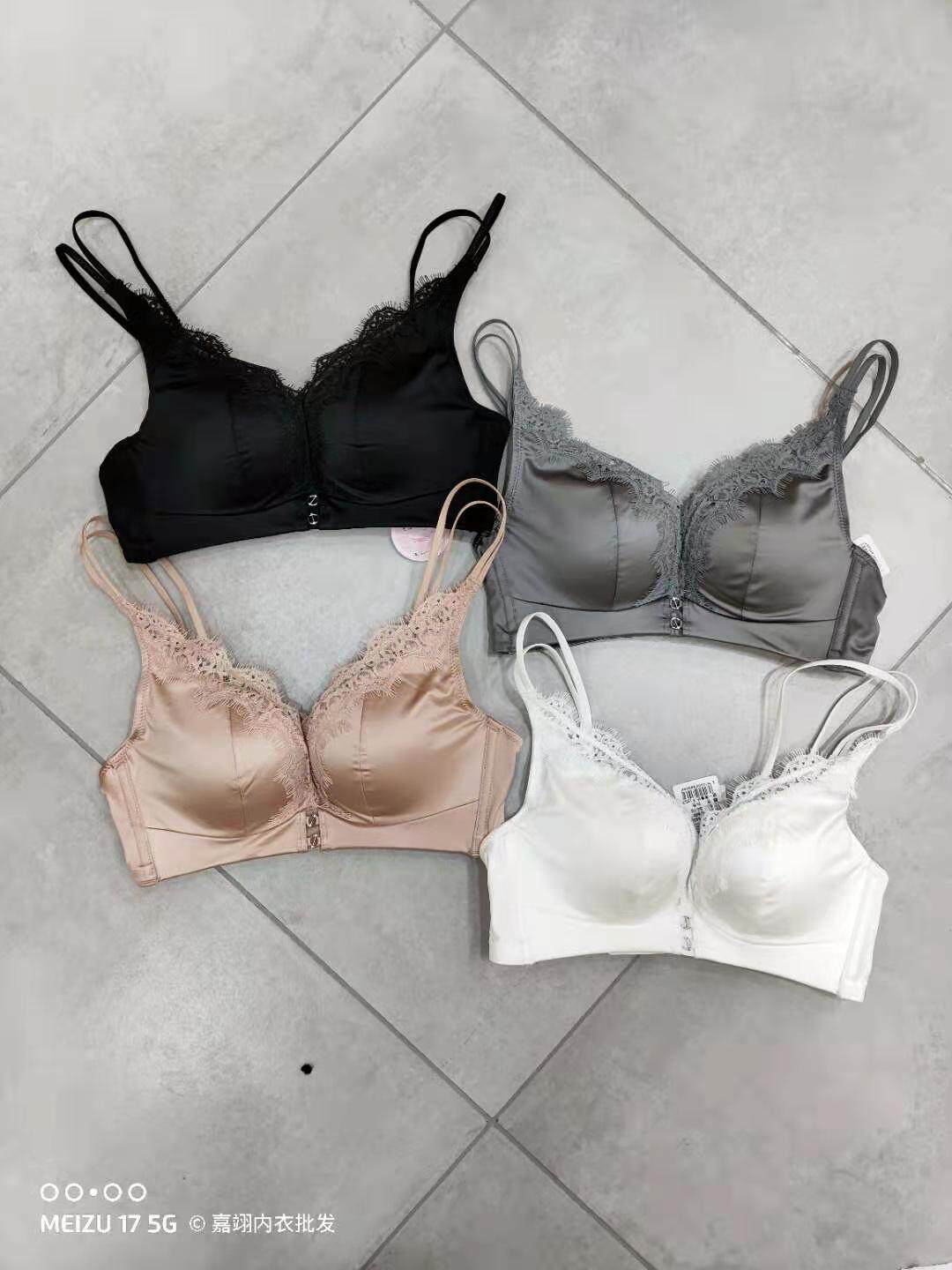 552 Women's AB Cup Poly-Woo Bra Without Feeling Light Oxygen Cotton Slim Shoulder Single Lace Lace Lace Underwear Comfort Bra-Taobao