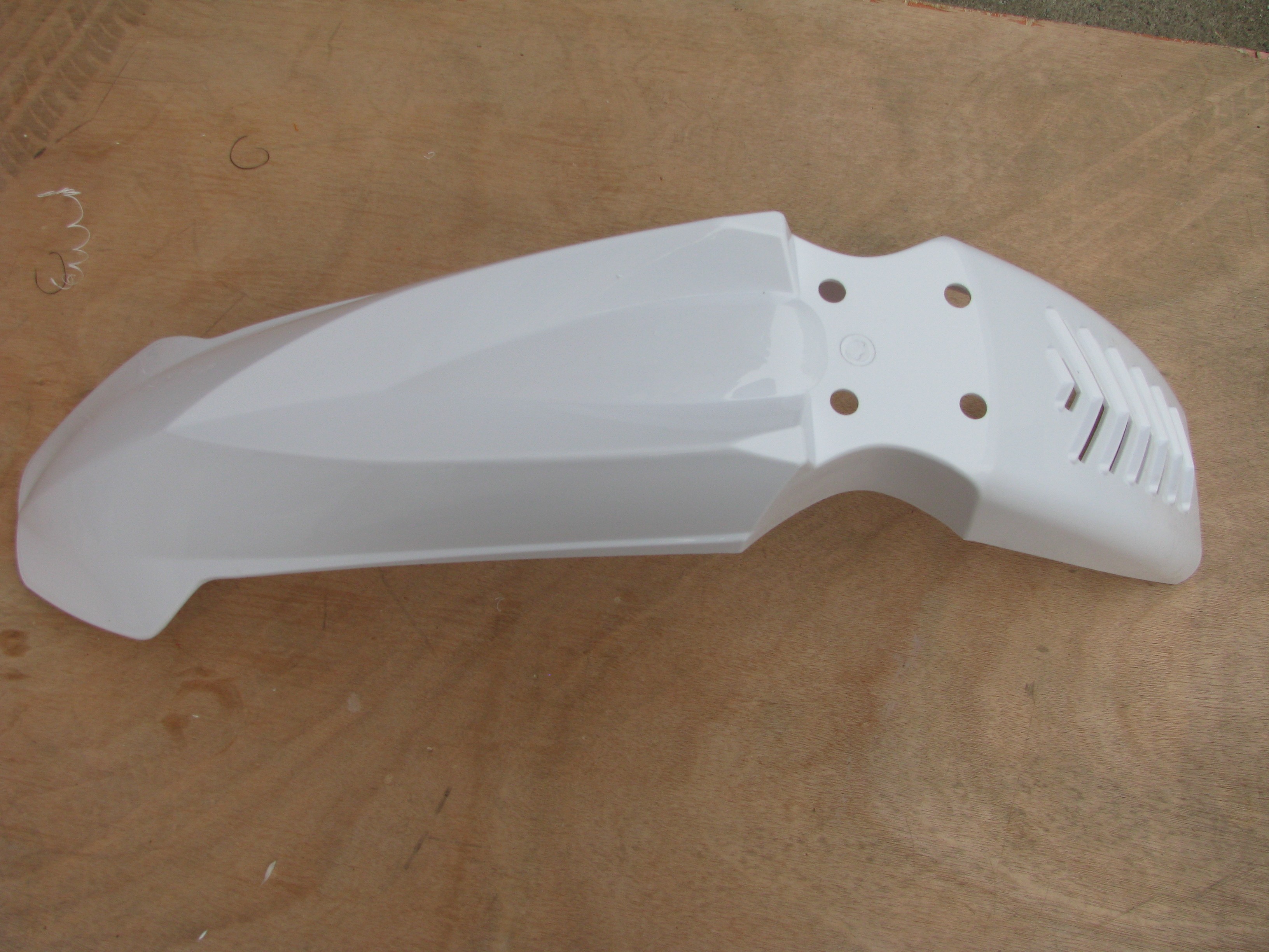 Jinan light riding War Mastiff QM200GY second generation QM150GY-C front clay board (white)