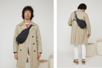 Brain cloth messenger bag Mens trendy brand denim chest bag dumpling bag Womens Japanese tooling bag niche riding bag canvas bag