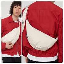 Brain cloth original canvas messenger bag dumpling bag chest bag waist bag Japanese mens bag womens bag simple literary tide bag